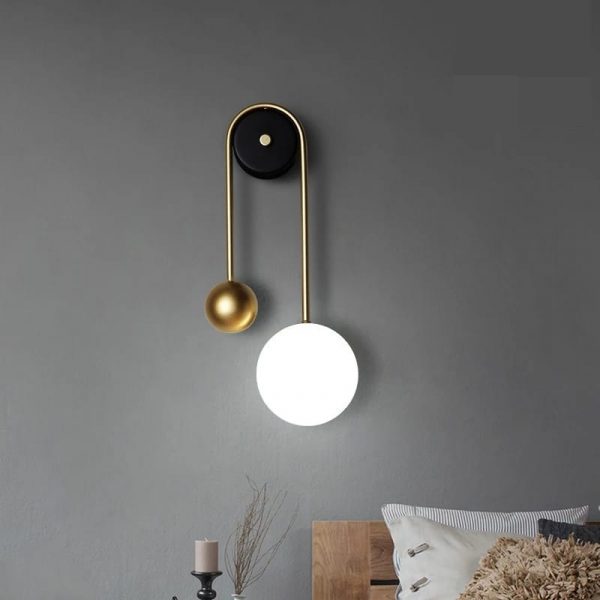 Modern LED Wall gold white Lampshade