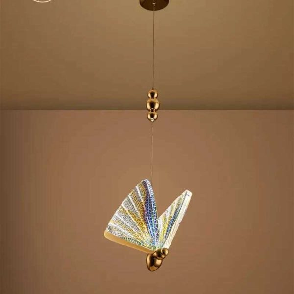 Nordic Colorful Butterfly Pendant Lamp