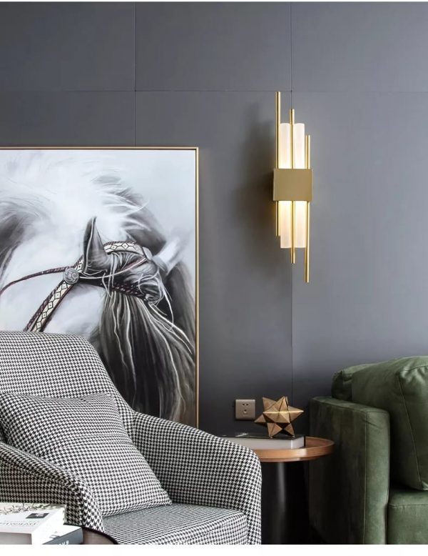 Modern Stylish LED Bronze Hallway Wall Lamp