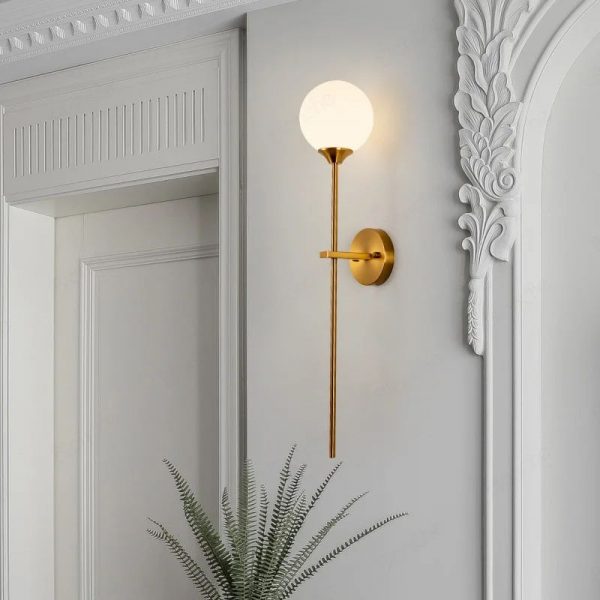 Modern Nordic Golden Long Arm Wall Mounted Lamp