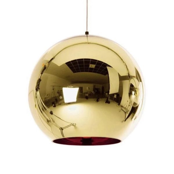 Modern Electroplating Glass Ball Pendant