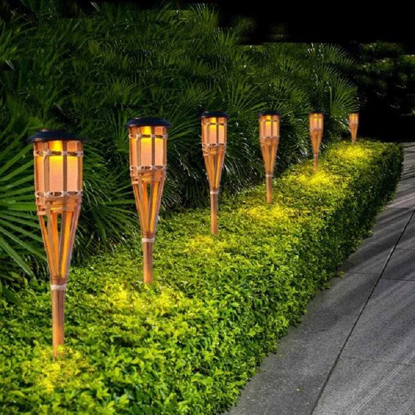 4 pcs Solar Skewer Pathway lights II