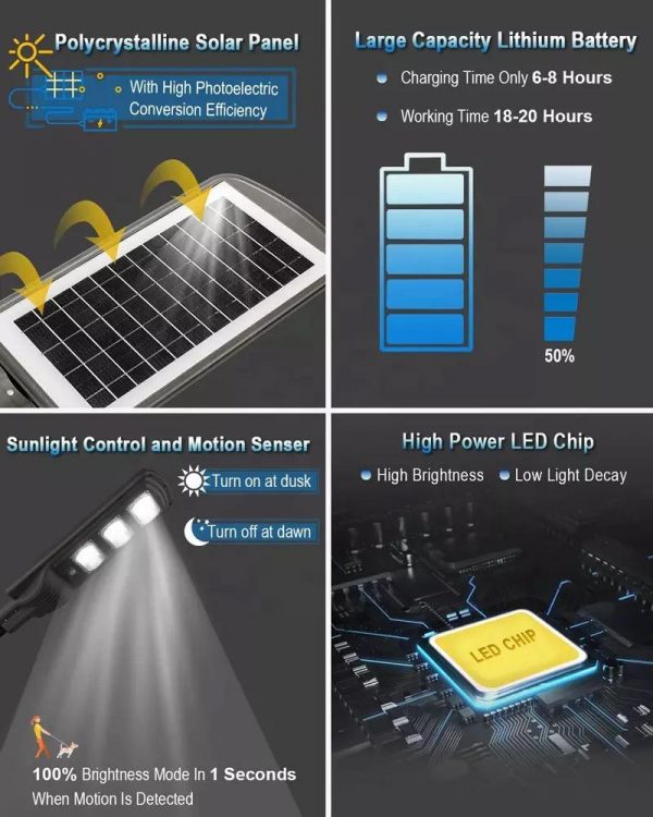 90W Solar Street Light