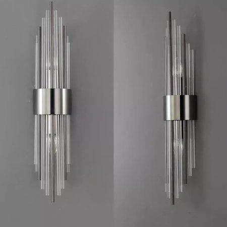 Modern Nordic Titanium Black Linear Series Wall Mounted Lamp