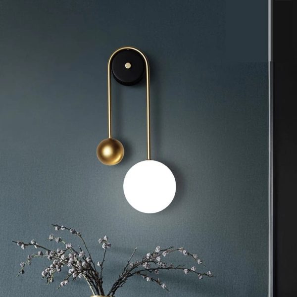 Modern LED Wall gold white Lampshade